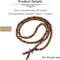 Jovivi Tibetan 6mm 8mm 108 Natural Tiger Eye Gemstone Beads Prayer Mala Bracelet Necklace